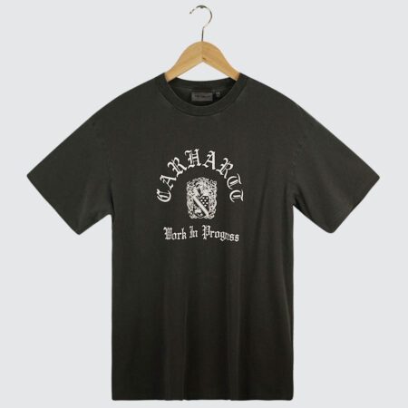 Carhartt WIP Coat Of Arms S/S T-Shirt Black Garment Dyed