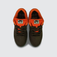 Nike SB Dunk Low Pro Safety Orange/Wolf Grey-Baroque Brown