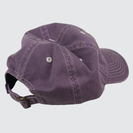 Butter Goods Rounded Logo 6 Panel Cap Washed Eggplant Butter Goods Rounded Logo 6 Panel Cap Washed Eggplant