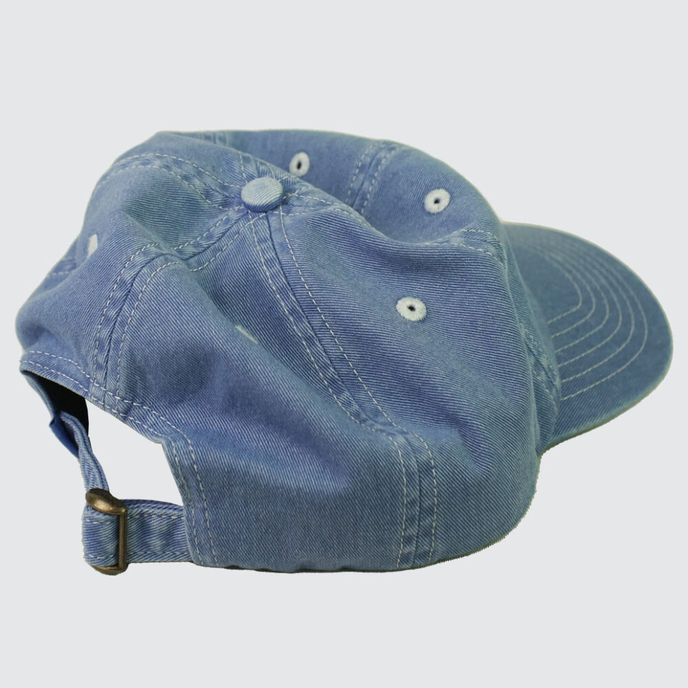 Butter Goods Rounded Logo 6 Panel Cap Washed Sky