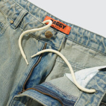 Butter Goods Scorpion Stitch Denim Jeans Tinted Light Blue