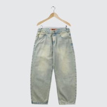 Butter Goods Scorpion Stitch Denim Jeans Tinted Light Blue