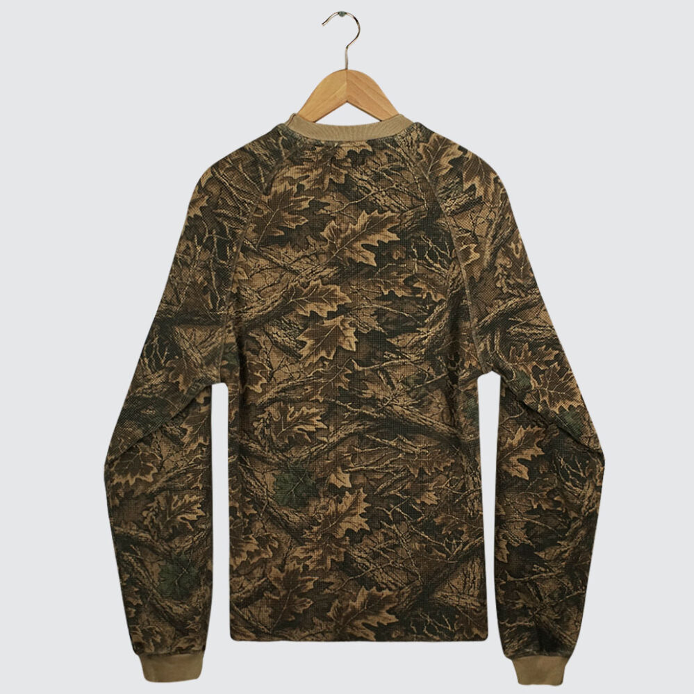 Butter Goods Waffle L/S Top Forest Camo