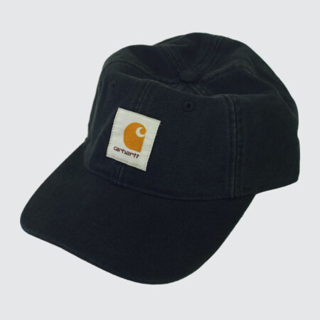 Carhartt WIP Canvas Cap Black Stone Washed