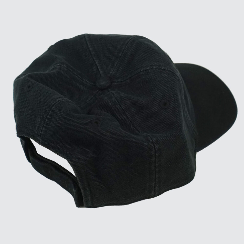Carhartt WIP Canvas Cap Black Stone Washed