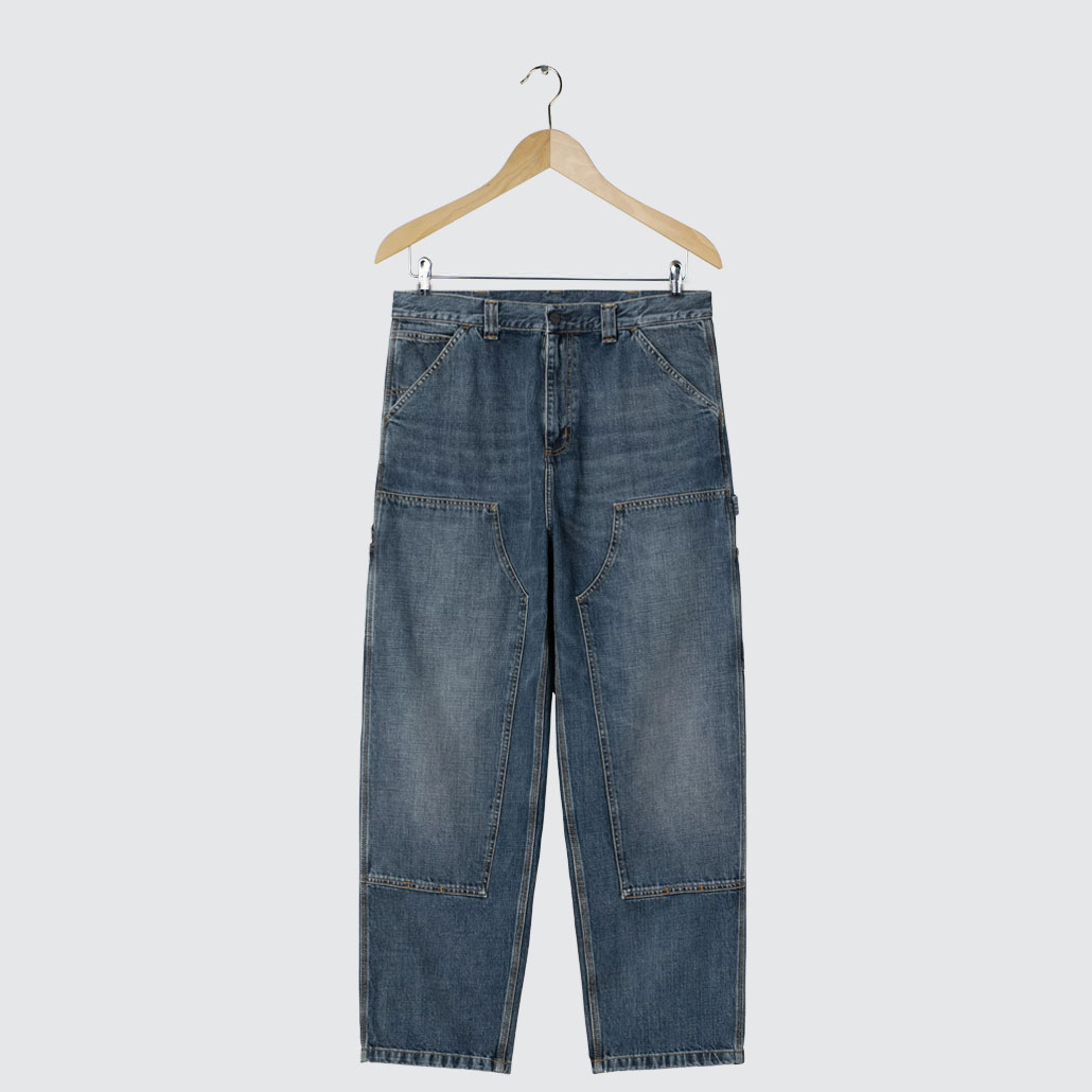Carhartt WIP OG Double Knee Pant Blue Dark Used Wash Carhartt WIP OG Double Knee Pant Blue Dark Used Wash