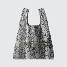 Carhartt WIP Snake Camo Shopping Bag Black/White