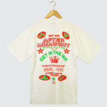Huf After Midnight T-Shirt White Huf After Midnight T-Shirt White