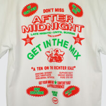 Huf After Midnight T-Shirt White Huf After Midnight T-Shirt White