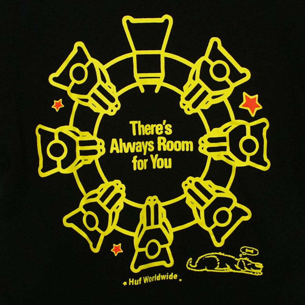 Huf Fantasies T-Shirt Black