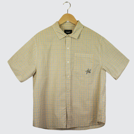 Huf H Star Plaid Shirt Putty