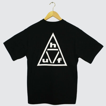 Huf Triple Triangle T-Shirt Black Huf Triple Triangle T-Shirt Black