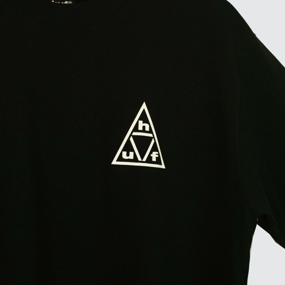 Huf Triple Triangle T-Shirt Black Huf Triple Triangle T-Shirt Black