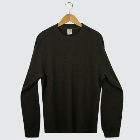 Polar Skate Co. Dylan L/S T-Shirt Dirty Black/Blue