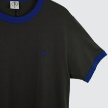 Polar Skate Co. Ringer T-Shirt Dirty Black/Egyptian Blue