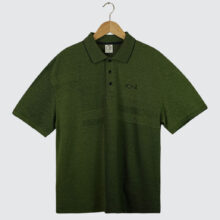 Polar Skate Co. Surf Pique Polo Shirt Green/Blue