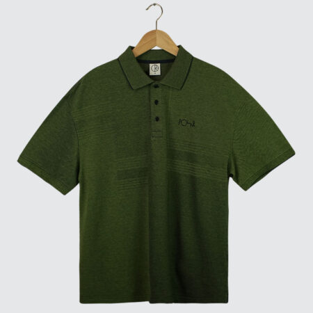 Polar Skate Co. Surf Pique Polo Shirt Green/Blue