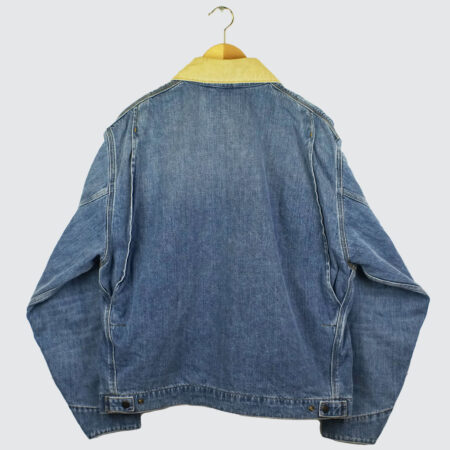 Carhartt WIP OG Detroit Jacket Blue/Dusty H Brown Burst Washed