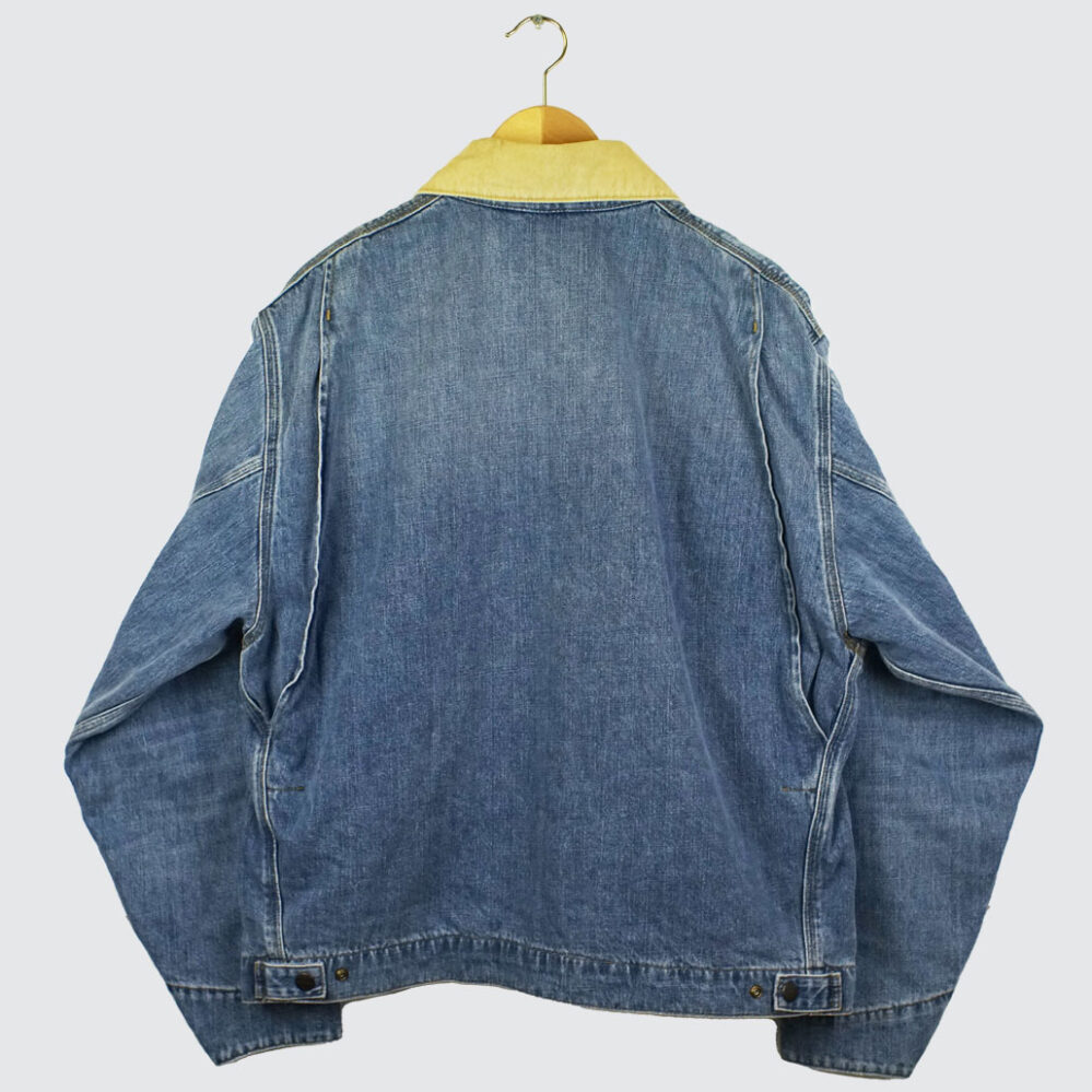 Carhartt WIP OG Detroit Jacket Blue/Dusty H Brown Burst Washed