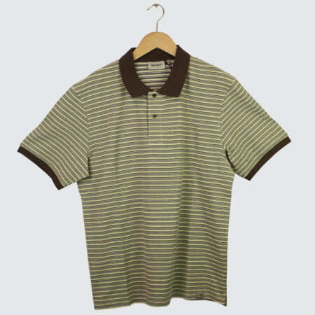 Carhartt WIP S/S Dion Polo Dion Stripe/Wax Carhartt WIP S/S Dion Polo Dion Stripe/Wax