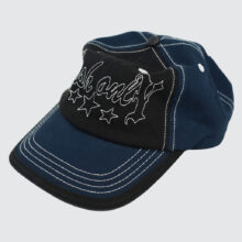 Cash Only Strip 6 Panel Cap Black/Navy