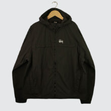 Stüssy Lightweigth Hooded Jacket Brown