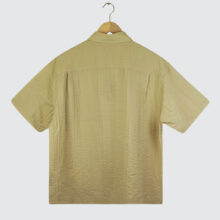 Stüssy Pleated Textured Shirt Tan