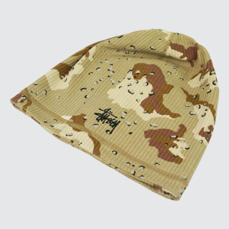 Stüssy Skullcap Waffle Beanie Desert Camo