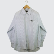 Stüssy Standard LS Logo Shirt Blue Stripe
