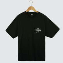 Stüssy Surf Size Pig. Dyed T-Shirt Faded Black