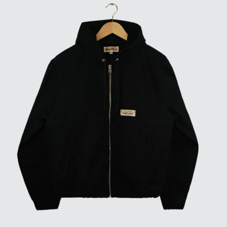 Stüssy Work Jacket Unlined Canvas SP26 Black Stüssy Work Jacket Unlined Canvas SP26 Black