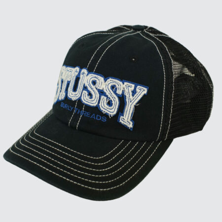 Stüssy Md Burly Threads Trucker Cap Black