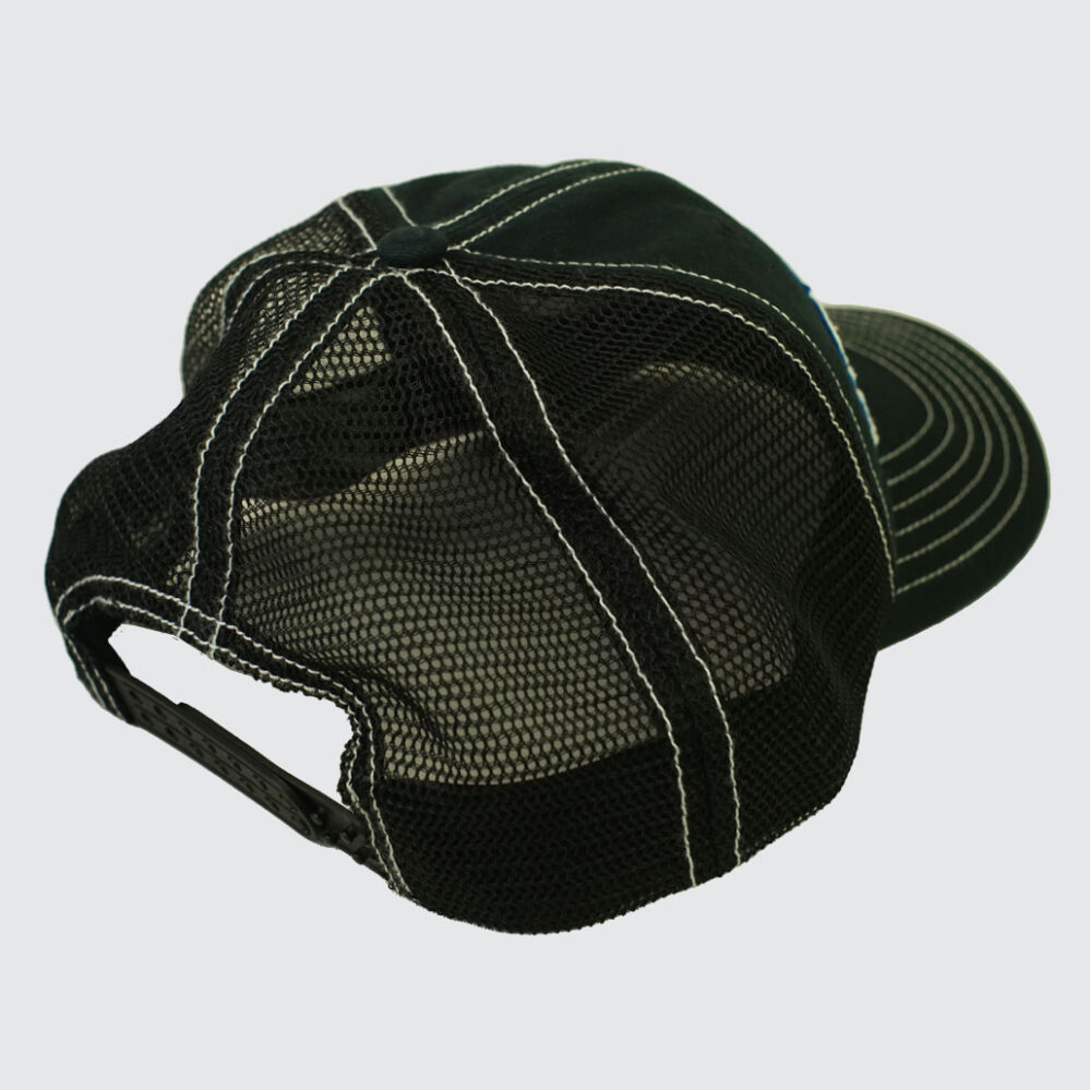 Stüssy Md Burly Threads Trucker Cap Black Stüssy Md Burly Threads Trucker Cap Black