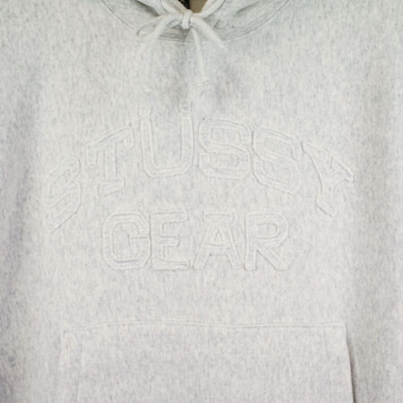 Stüssy Gear Applique Hoodie Ash Heather