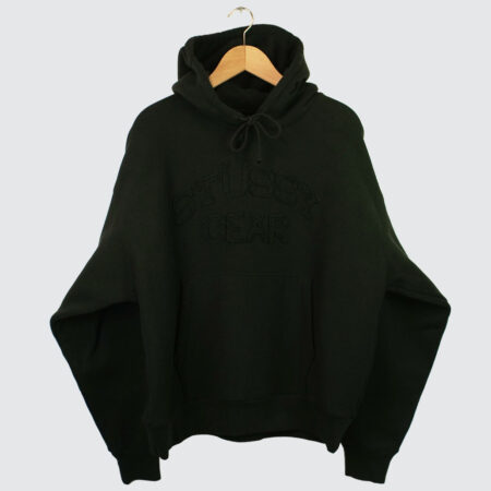 Stüssy Gear Applique Hoodie Black Stüssy Gear Applique Hoodie Black