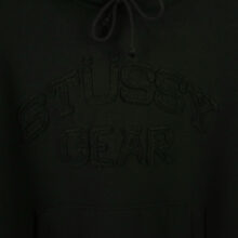 Stüssy Gear Applique Hoodie Black Stüssy Gear Applique Hoodie Black
