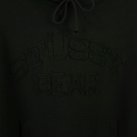 Stüssy Gear Applique Hoodie Black Stüssy Gear Applique Hoodie Black