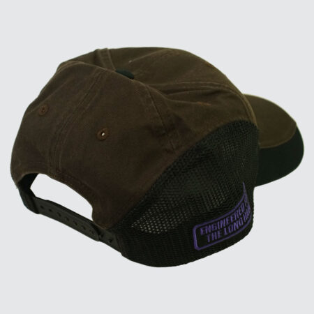 Stüssy Lp Service Mesh Strapback Cap Brown