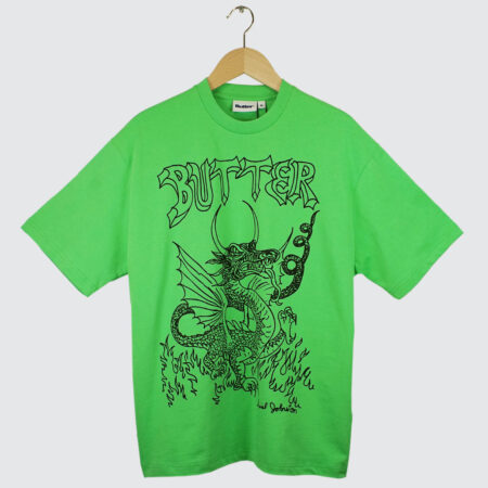 Butter Goods x Daniel Johnston Dragon T-Shirt Lime Butter Goods x Daniel Johnston Dragon T-Shirt Lime