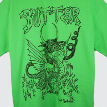 Butter Goods x Daniel Johnston Dragon T-Shirt Lime