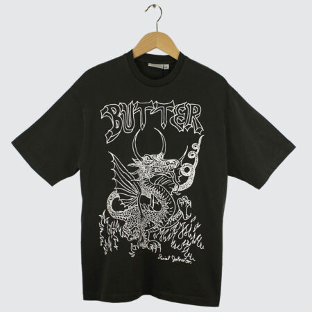 Butter Goods x Daniel Johnston Dragon T-Shirt Washed Black Butter Goods x Daniel Johnston Dragon T-Shirt Washed Black