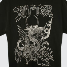 Butter Goods x Daniel Johnston Dragon T-Shirt Washed Black