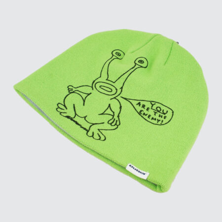 Butter Goods x Daniel Johnston Frog Reversible Beanie Lime/Grey Butter Goods x Daniel Johnston Frog Reversible Beanie Lime/Grey