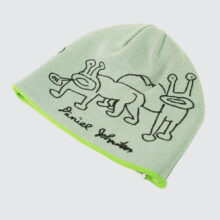 Butter Goods x Daniel Johnston Frog Reversible Beanie Lime/Grey