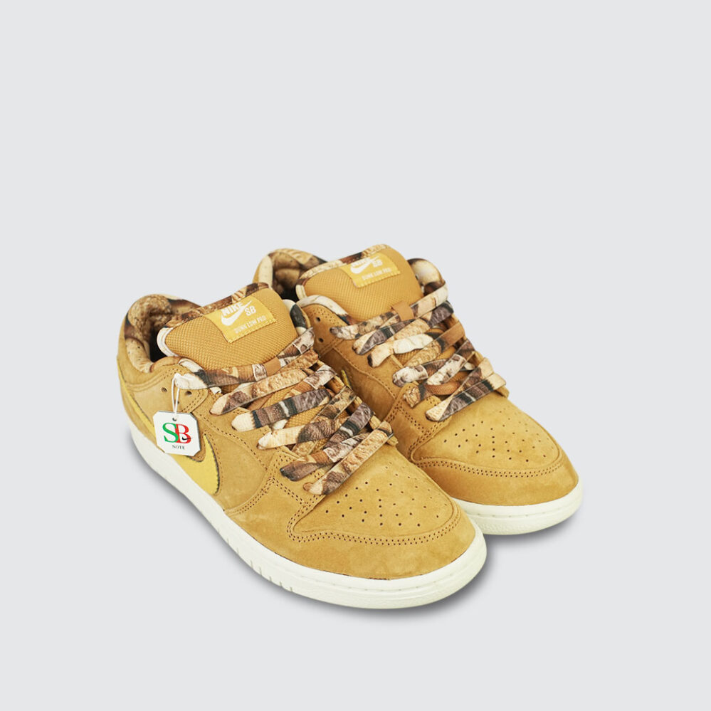 Nike SB Dunk Low Pro Note Manchester Flax/Honeycomb-Summit White