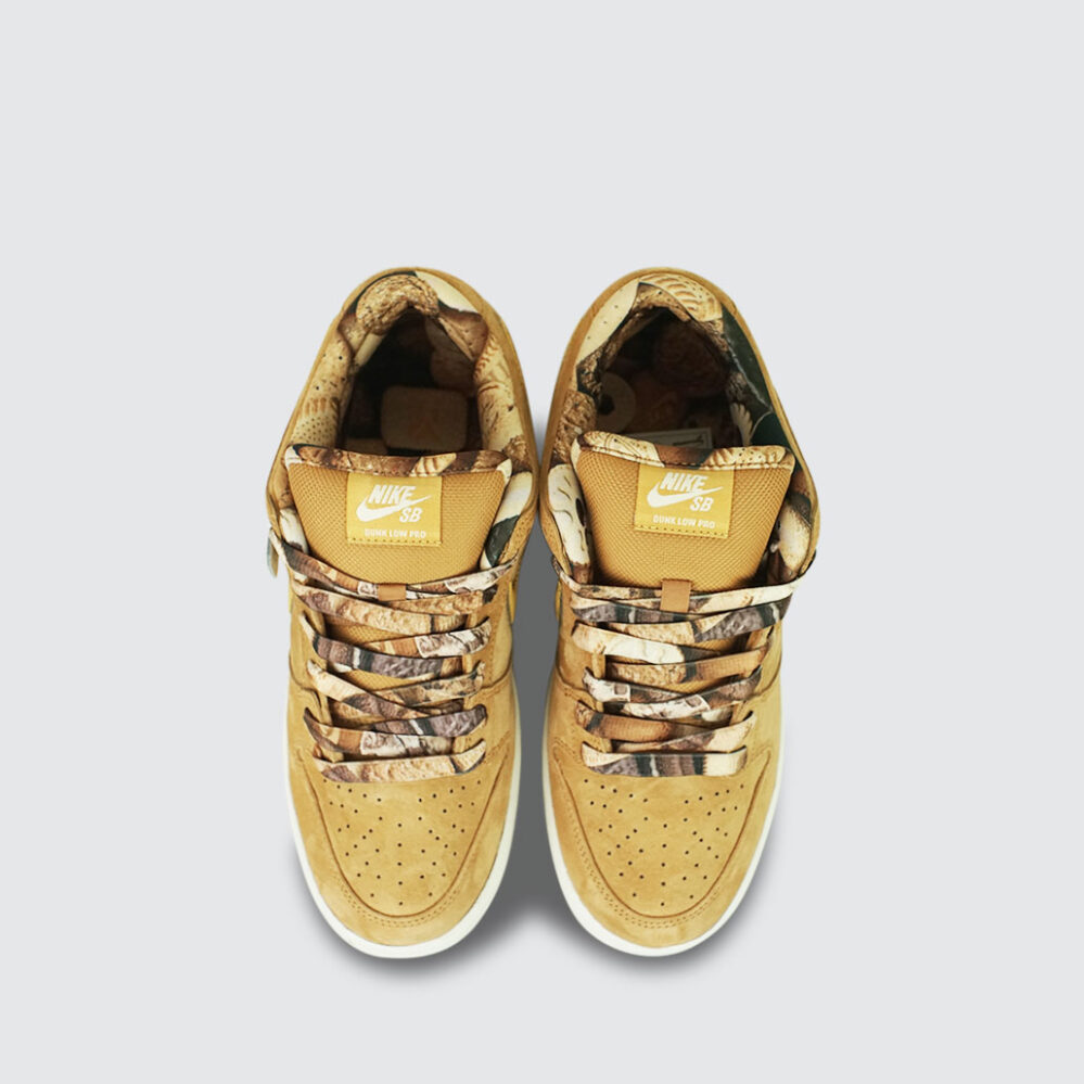 Nike SB Dunk Low Pro Note Manchester Flax/Honeycomb-Summit White
