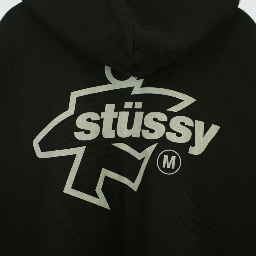 Stüssy Surf Size Gar. Dyed Zip Hoodie Faded Black