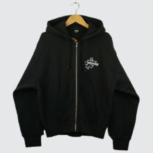 Stüssy Surf Size Gar. Dyed Zip Hoodie Faded Black
