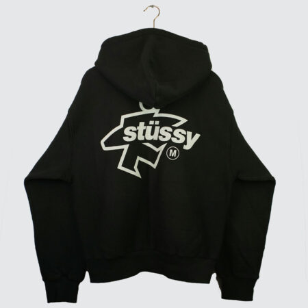 Stüssy Surf Size Gar. Dyed Zip Hoodie Faded Black