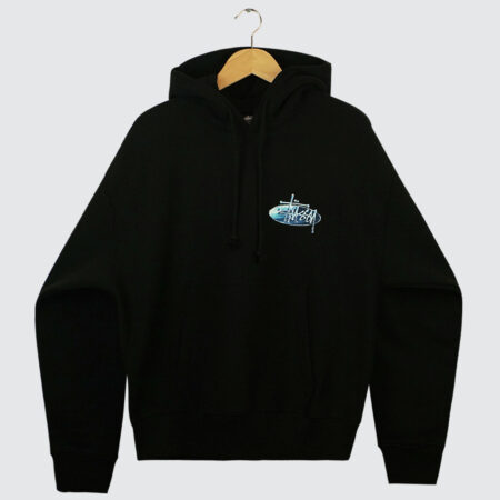 Stüssy Wave Oval Hood Black
